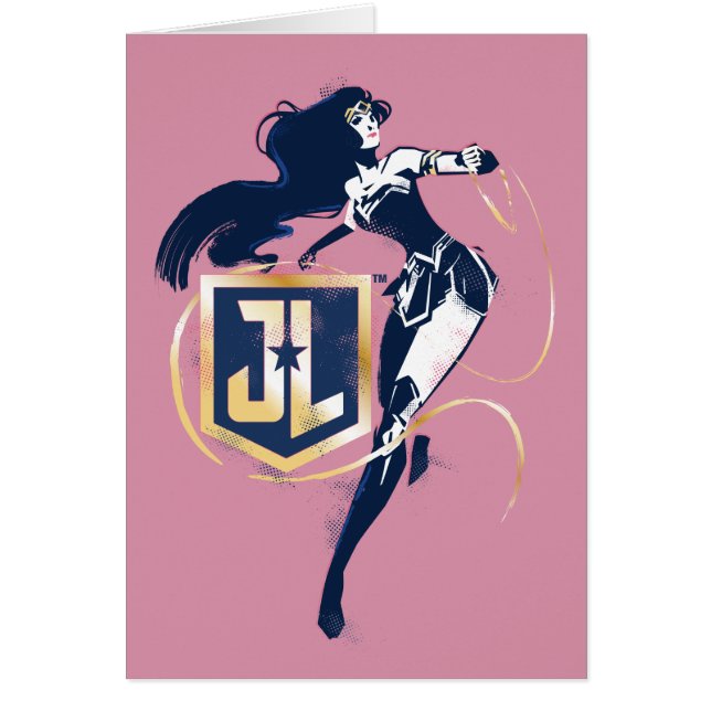 Justizielle Liga | Wonder Woman & JL Icon Pop Art (Vorne)