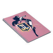 Justizielle Liga | Wonder Woman & JL Icon Pop Art Notizblock (Rechte Seite)