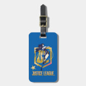 Justizielle Liga | Wonder Woman JL Logo Pop Art Gepäckanhänger (Vorderseite vertikal)
