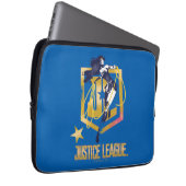 Justizielle Liga | Wonder Woman JL Logo Pop Art Laptopschutzhülle (Vorne Rechts)