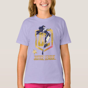 Justizielle Liga Wonder Woman JL Logo Pop Art T-Shirt