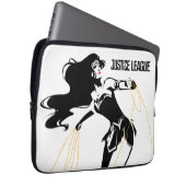 Justizielle Liga | Wonder Woman mit Lasso Pop Art Laptopschutzhülle (Vorne Rechts)