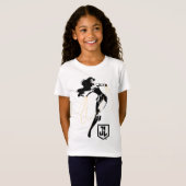 Justizielle Liga | Wonder Woman mit Lasso Pop Art T-Shirt (Vorne ganz)