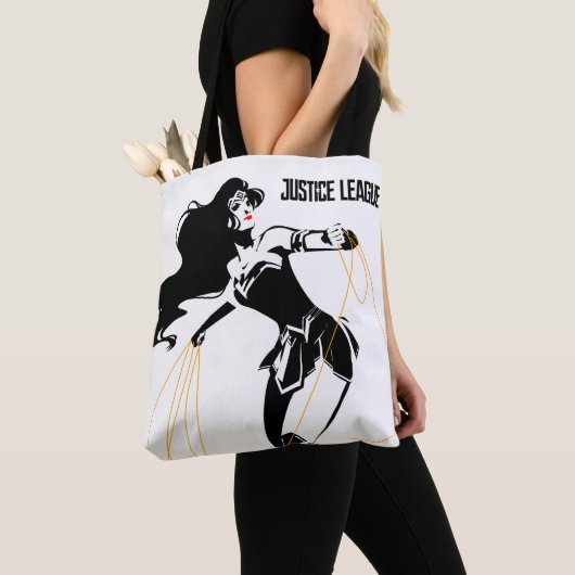 Justizielle Liga | Wonder Woman mit Lasso Pop Art Tasche (Von Nahem)