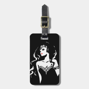 Justizielle Liga   Wonder Woman Noir Pop Art Gepäckanhänger