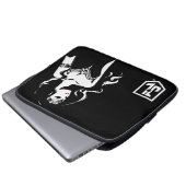 Justizielle Liga | Wonder Woman Noir Pop Art Laptopschutzhülle (Vorne Knopf)