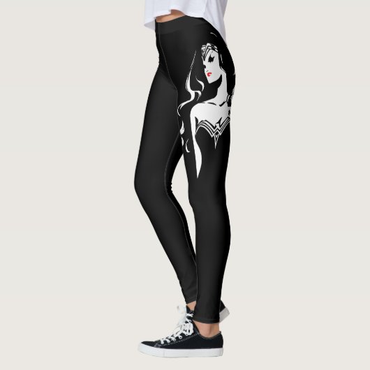 Justizielle Liga | Wonder Woman Noir Pop Art Leggings (Links)
