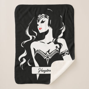 Justizielle Liga   Wonder Woman Noir Pop Art Sherpadecke