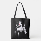 Justizielle Liga | Wonder Woman Noir Pop Art Tasche (Rückseite)