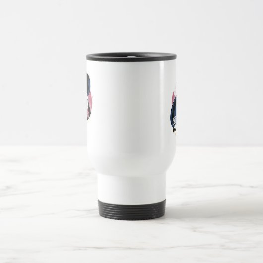 Justizielle Liga | Wonder Woman Profile Pop Art Reisebecher (Mittel)