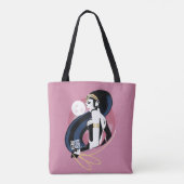 Justizielle Liga | Wonder Woman Profile Pop Art Tasche (Rückseite)