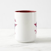 Justizielle Liga | Wonder Woman & Stars Pop Kunst  Tasse (Zentrum)