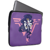 Justizielle Liga | Wonder Woman & Symbol Pop Art Laptopschutzhülle (Vorne Rechts)