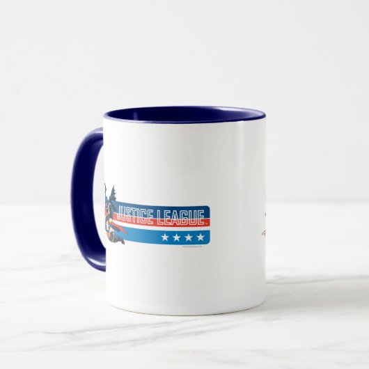 Justizielle US Flagge Tasse (Vorderseite Links)