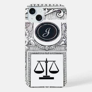 JUSTIZKANZLEI,ANWALT Monogramm Weiß iPhone Hülle