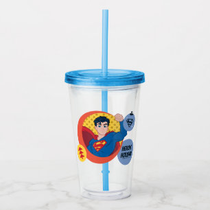 Justizliga Supermann Holiday Baule Acryltrinkbecher