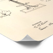 Justizskala 1885 Patentart - Alter Pfleger Poster (Ecke)