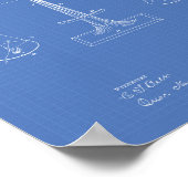 Justizskala 1885 Patentart - Blueprint Poster (Ecke)