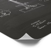 Justizskala 1885 Patentart - Zwischenablage Poster (Ecke)