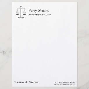 Justizskala Briefbogen