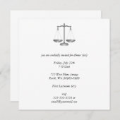 Justizskala Einladung (Vorne/Hinten)