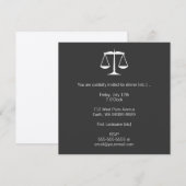 Justizskala Einladung (Vorne/Hinten)