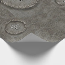Justizskala Gritty Graue Gift Wrap