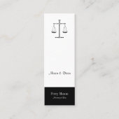 Justizskala Mini Visitenkarte (Vorderseite)