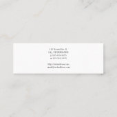 Justizskala Mini Visitenkarte (Rückseite)