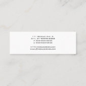 Justizskala Mini Visitenkarte (Rückseite)