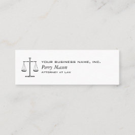 Justizskala Mini Visitenkarte