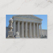 Justizskala - Verziert Visitenkarte (Rückseite)