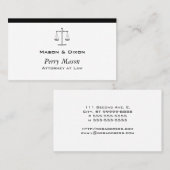 Justizskala Visitenkarte (Vorne/Hinten)