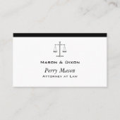 Justizskala Visitenkarte (Vorderseite)