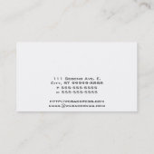 Justizskala Visitenkarte (Rückseite)