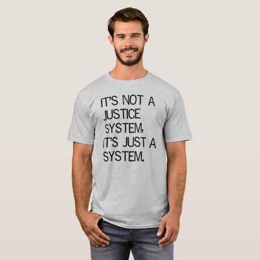 Justizsystem T-Shirt (Vorne ganz)