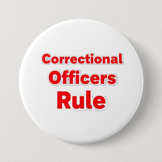 Justizvollzugsbeamte Regelknopf. Button (Vorderseite)