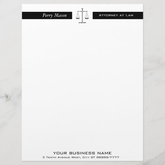 Justizwesen Briefkopf (Vorderseite)