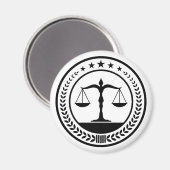 Justizwesen | Classic Magnet (Vorderseite/Rückseite)