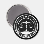 Justizwesen | Classic Magnet (Vorderseite/Rückseite)