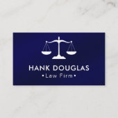 Justizwesen der Anwältin Scale Masculine Visitenkarte (Vorderseite)