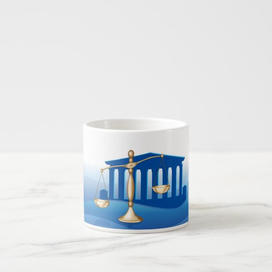 Justizwesen Espressotasse (Vorderseite)