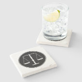 Justizwesen | Geschenke von Juristischen Schulen Steinuntersetzer (Seitenansicht)