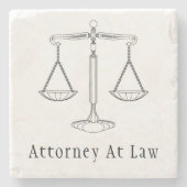 Justizwesen | Geschenke von Juristischen Schulen Steinuntersetzer (Vorderseite)