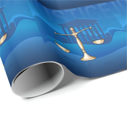 Justizwesen Geschenkpapier (Rolleneckpunkt)