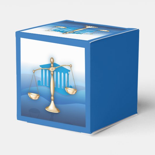 Justizwesen Geschenkschachtel (Rückseite)