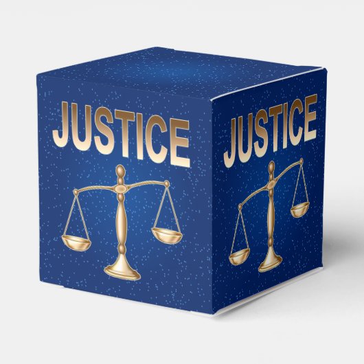 Justizwesen Geschenkschachtel (Rückseite)