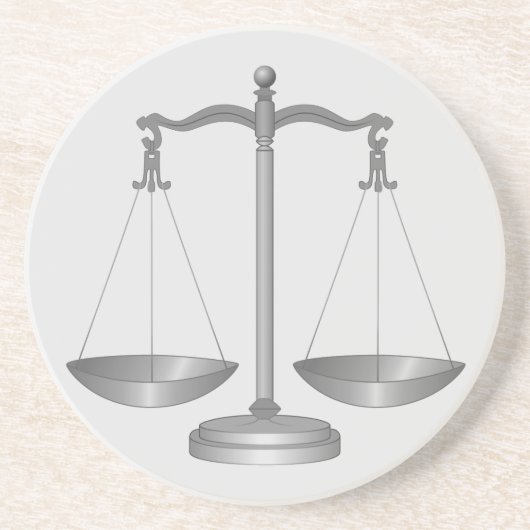 Justizwesen Getränkeuntersetzer (Vorne)