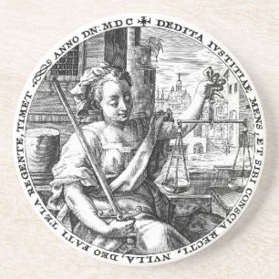 Justizwesen Getränkeuntersetzer