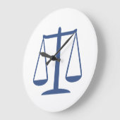 Justizwesen Große Wanduhr (Winkel)
